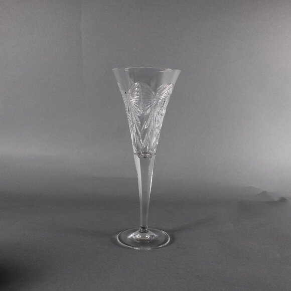 Waterford Champagne Glasses Set Of 2 Clear Cut Crystal 9" Champagne Glasses - Picture 3 of 12